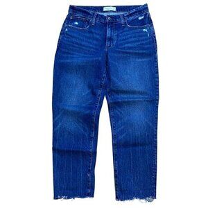 Abercrombie & Fitch The Boyfriend‎ Mid Rise Distressed Denim Jeans Size 29 Long